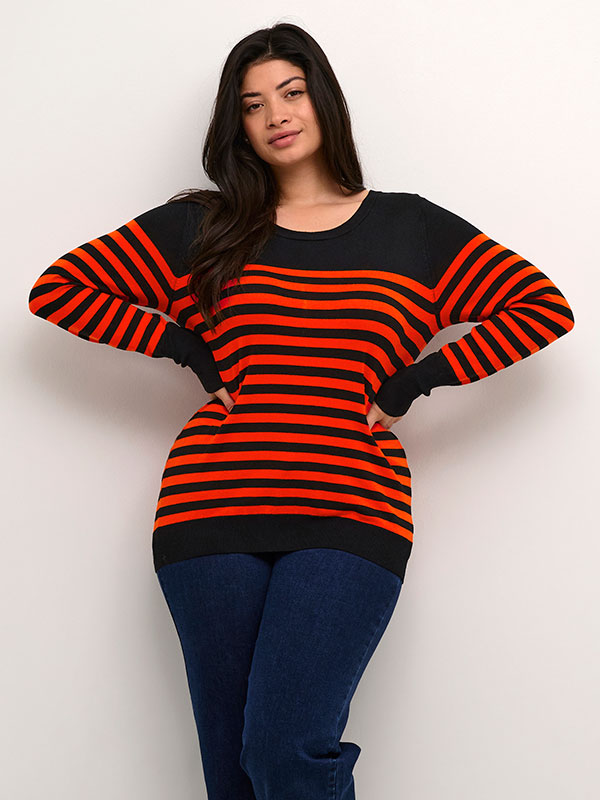 KCLIZZY - Plus Size Tröja fra Kaffe Curve