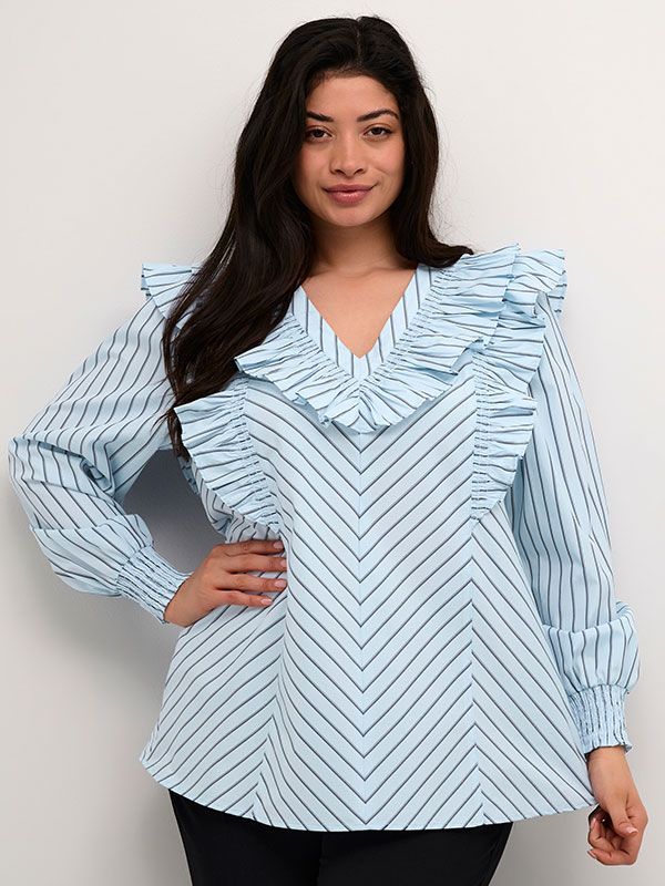 KCJERRIA - Plus Size Blus fra Kaffe Curve