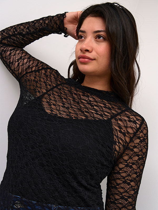 KCJOLINA - Plus Size Blus fra Kaffe Curve