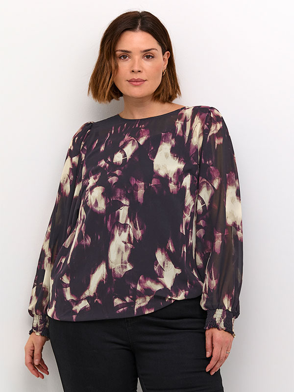 KCNOUR - Plus Size Blus fra Kaffe Curve