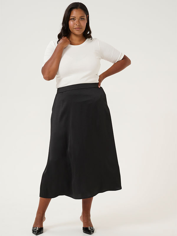 KCDINA - Plus Size Kjol fra Kaffe Curve