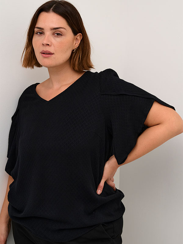 KCMIRANA - Plus Size Blus fra Kaffe Curve