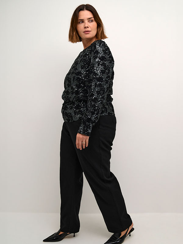 KCBRIT - Plus Size Blus fra Kaffe Curve