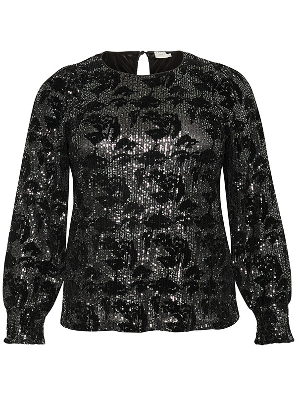 KCBRIT - Plus Size Blus fra Kaffe Curve