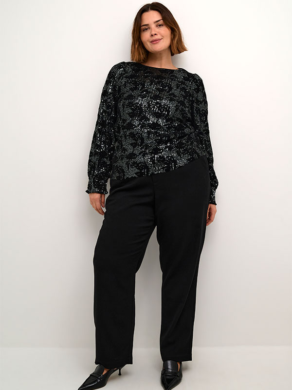 KCBRIT - Plus Size Blus fra Kaffe Curve