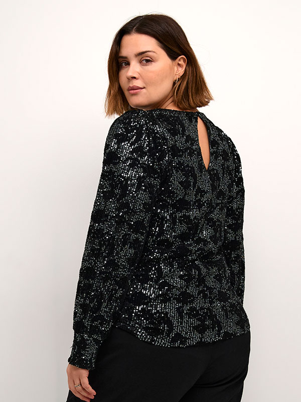 KCBRIT - Plus Size Blus fra Kaffe Curve