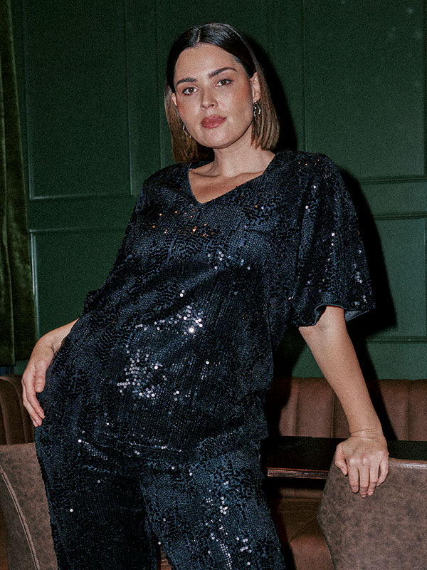KCNICOLEEN - Plus Size Blus fra Kaffe Curve