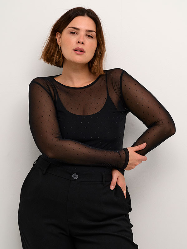 KCLORINDA - Plus Size Blus fra Kaffe Curve