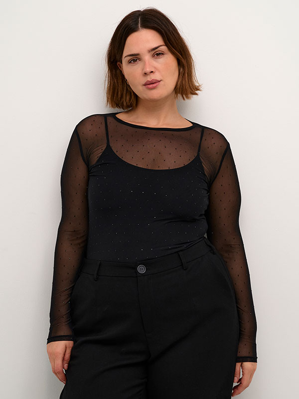 KCLORINDA - Plus Size Blus fra Kaffe Curve