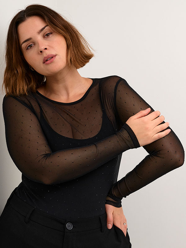 KCLORINDA - Plus Size Blus fra Kaffe Curve