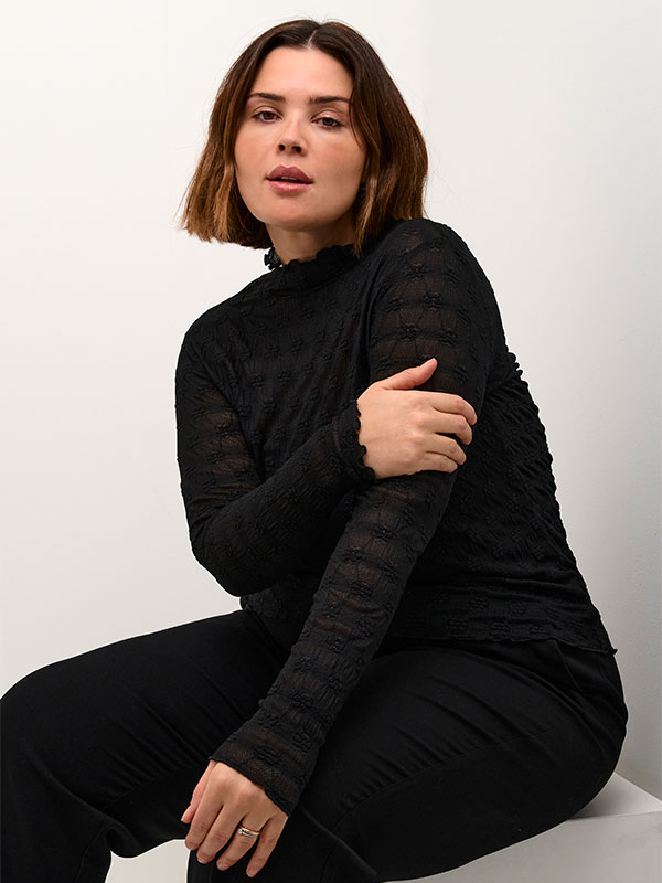 KCBELLA - Plus Size Blus fra Kaffe Curve