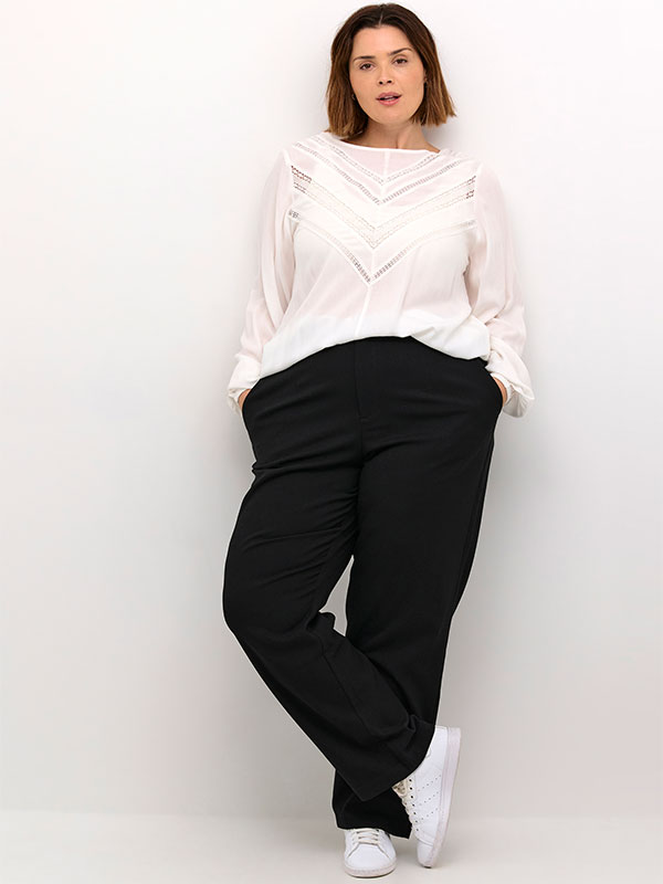 KCELINA - Plus Size Blus fra Kaffe Curve