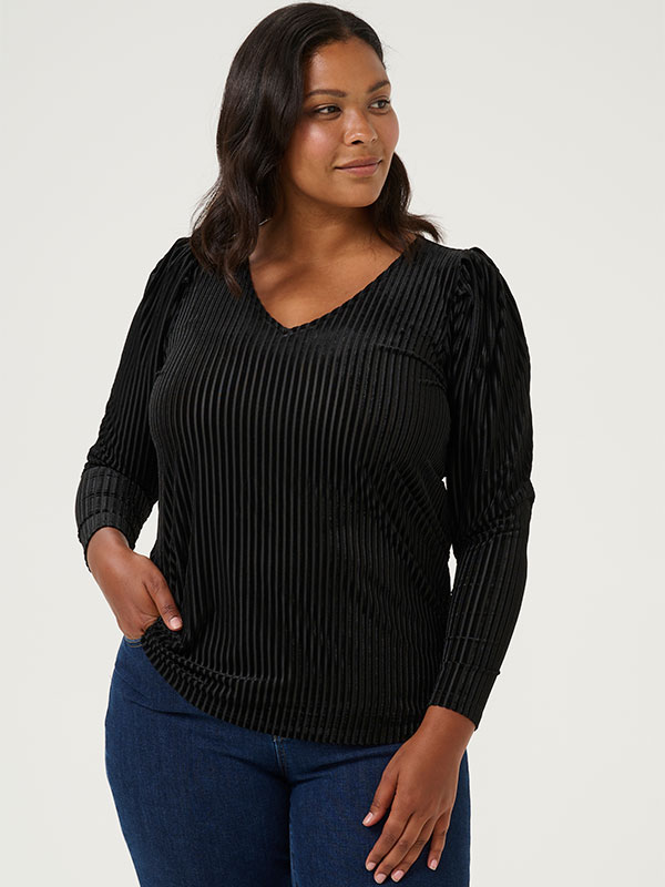 KCCACANNA - Plus Size Blus fra Kaffe Curve