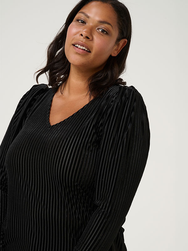 KCCACANNA - Plus Size Blus fra Kaffe Curve