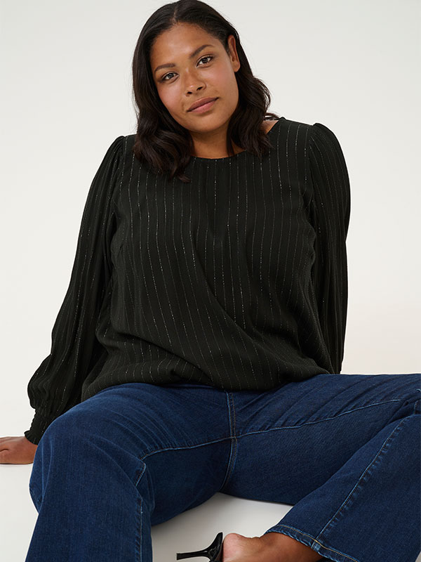 KCLIO - Plus Size Blus fra Kaffe Curve