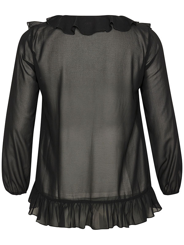KCNINNI - Plus Size Blus fra Kaffe Curve