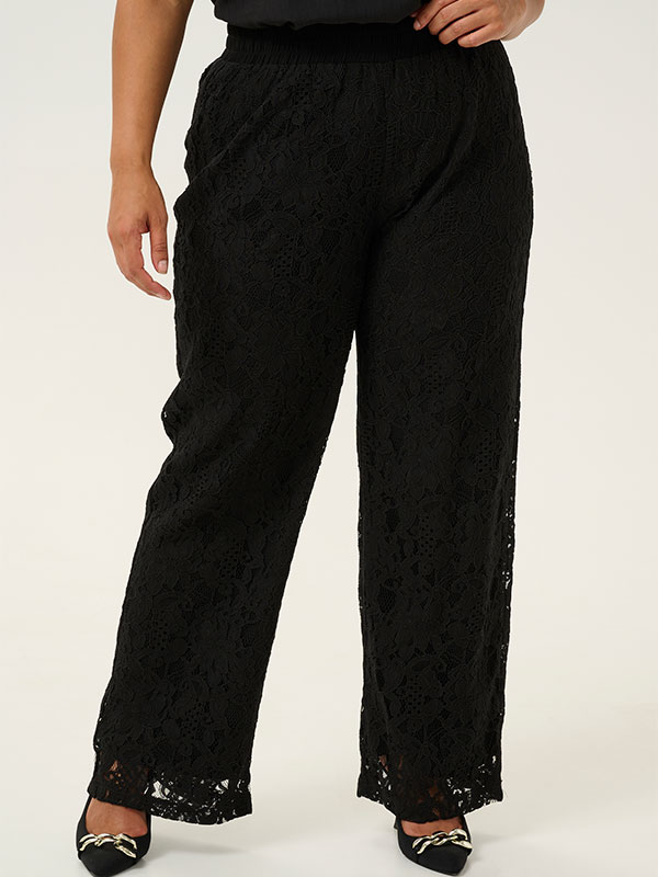KCNELINA - Plus Size Byxor fra Kaffe Curve