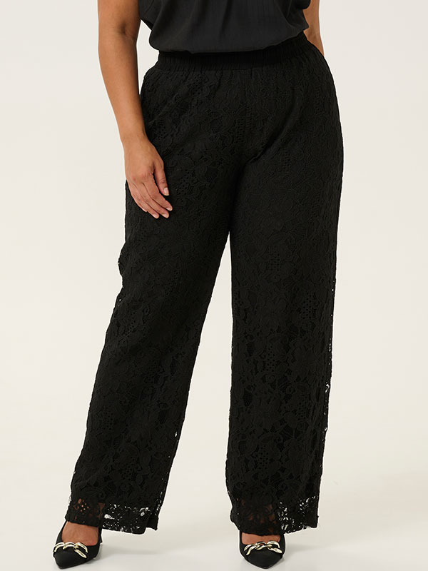 KCNELINA - Plus Size Byxor fra Kaffe Curve