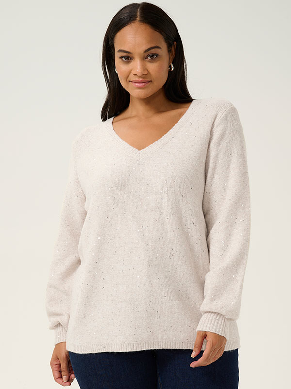 KCLUELA - Plus Size Tröja fra Kaffe Curve