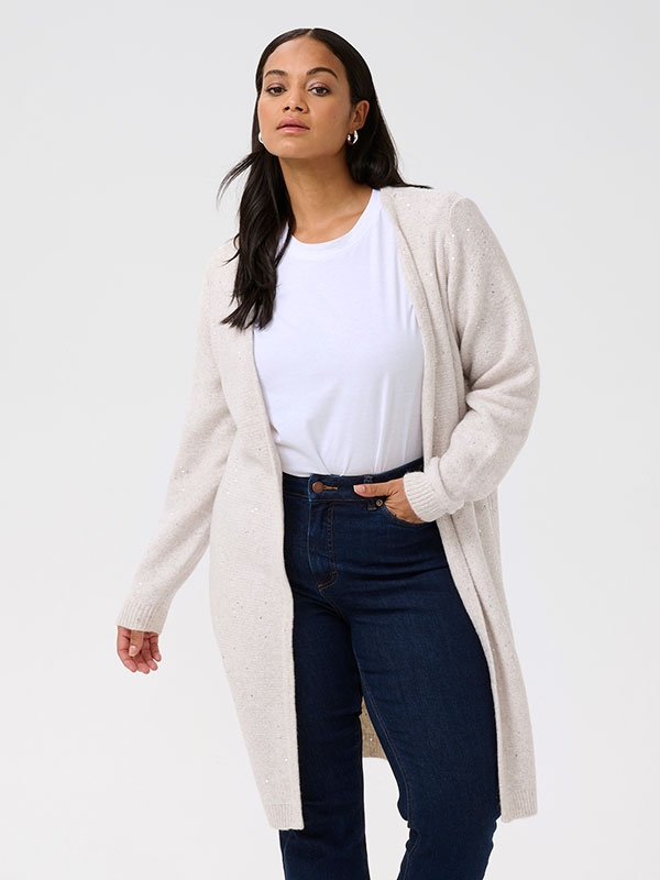KCLUELA - Plus Size Kofta fra Kaffe Curve