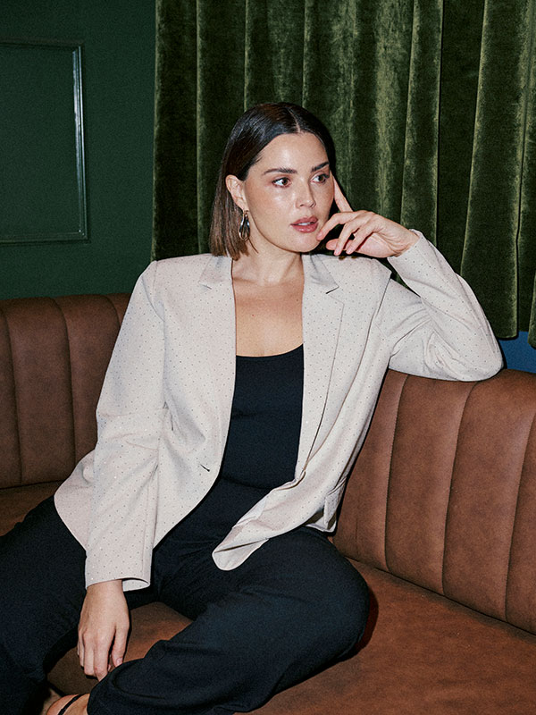 KCBETTY - Plus Size Kavaj fra Kaffe Curve