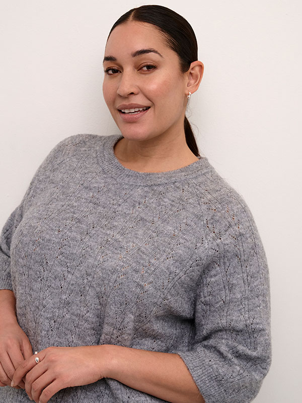KCTENNA - Plus Size Tröja fra Kaffe Curve