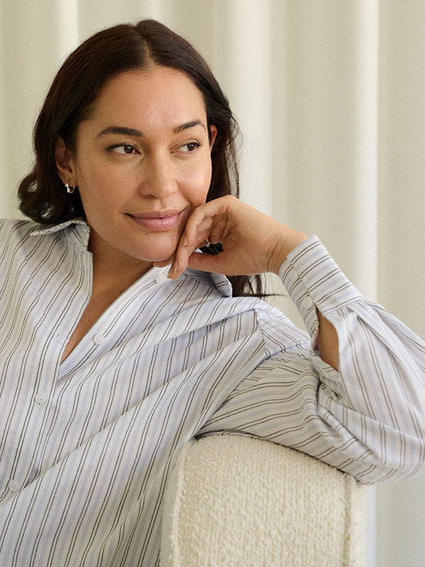 KCSELINA - Plus Size Skjorta fra Kaffe Curve