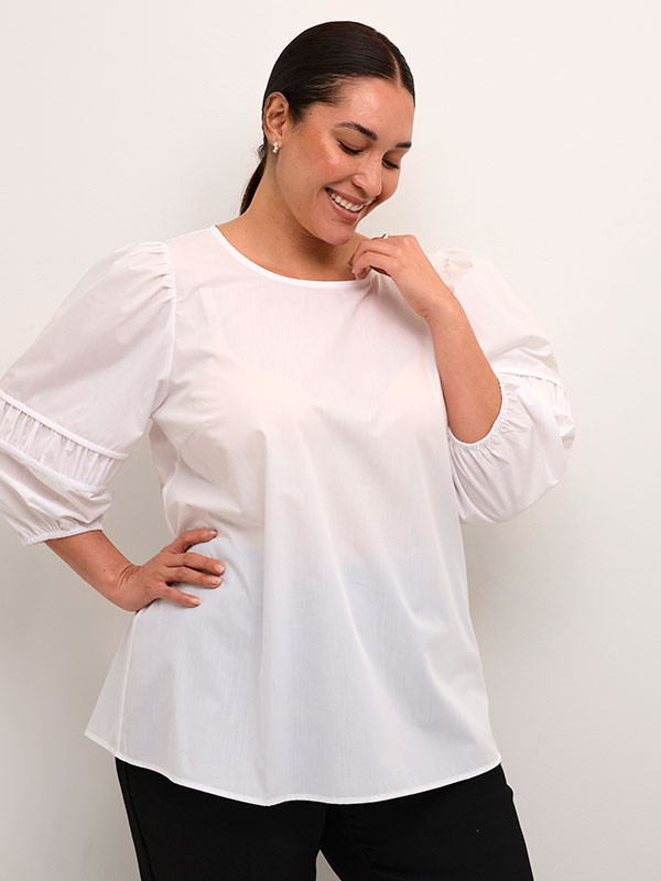 KCELINA - Plus Size Blus fra Kaffe Curve