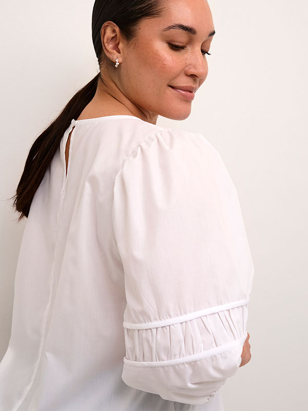 KCELINA - Plus Size Blus fra Kaffe Curve