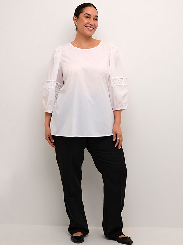 KCELINA - Plus Size Blus fra Kaffe Curve