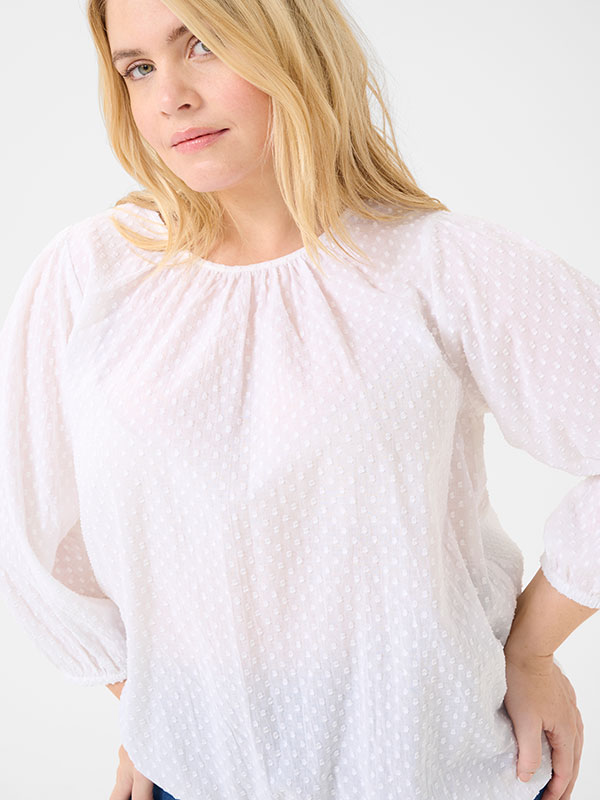 KCRORY - Plus Size Blus fra Kaffe Curve