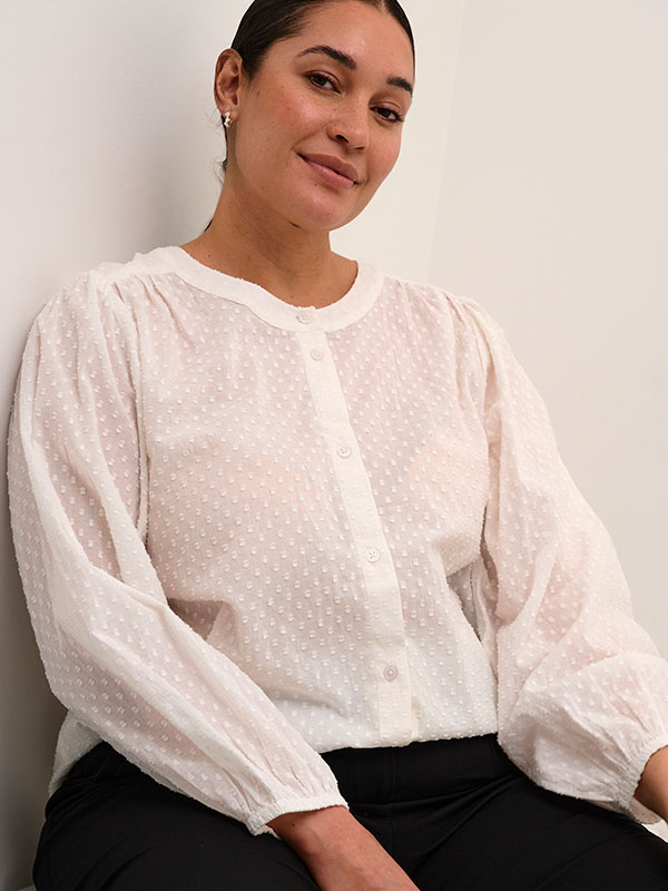 KCRORY - Plus Size Blus fra Kaffe Curve