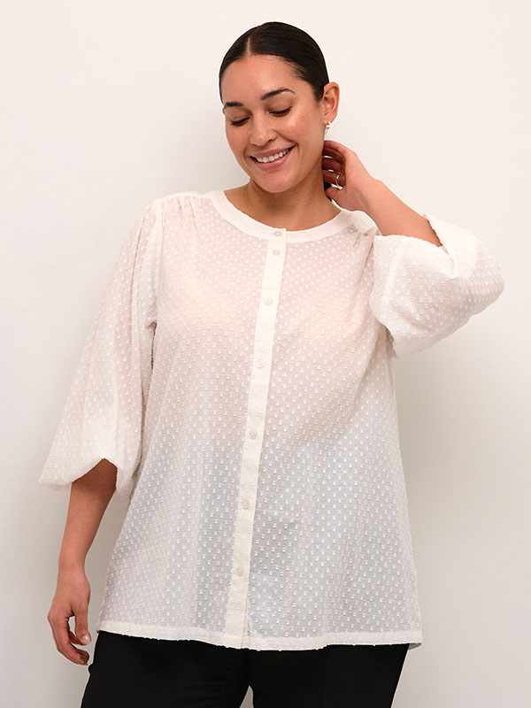 KCRORY - Plus Size Blus fra Kaffe Curve