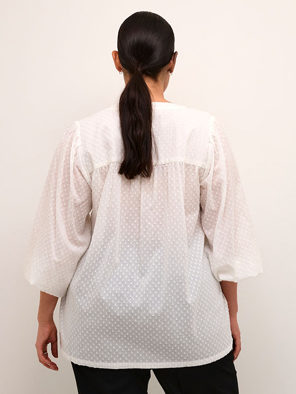 KCRORY - Plus Size Blus fra Kaffe Curve