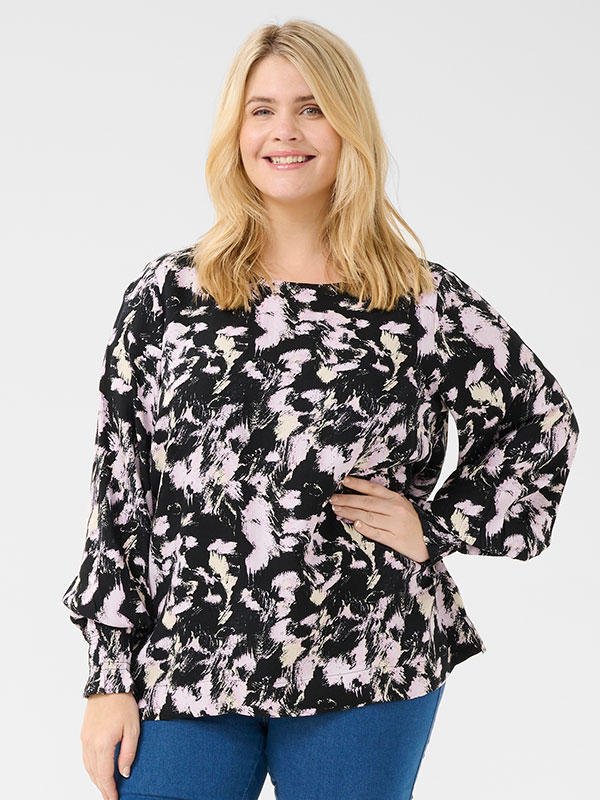 KCLURANA - Plus Size Blus fra Kaffe Curve