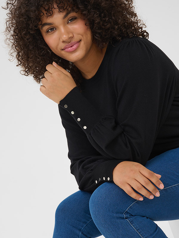 KCLIZZY - Plus Size Tröja fra Kaffe Curve