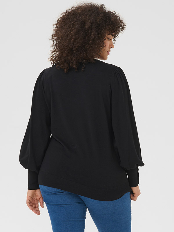 KCLIZZY - Plus Size Tröja fra Kaffe Curve