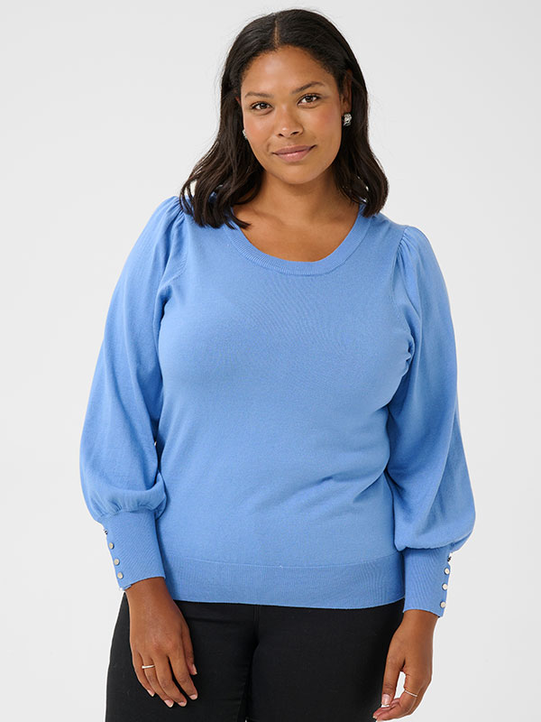 KCLIZZY - Plus Size Tröja fra Kaffe Curve