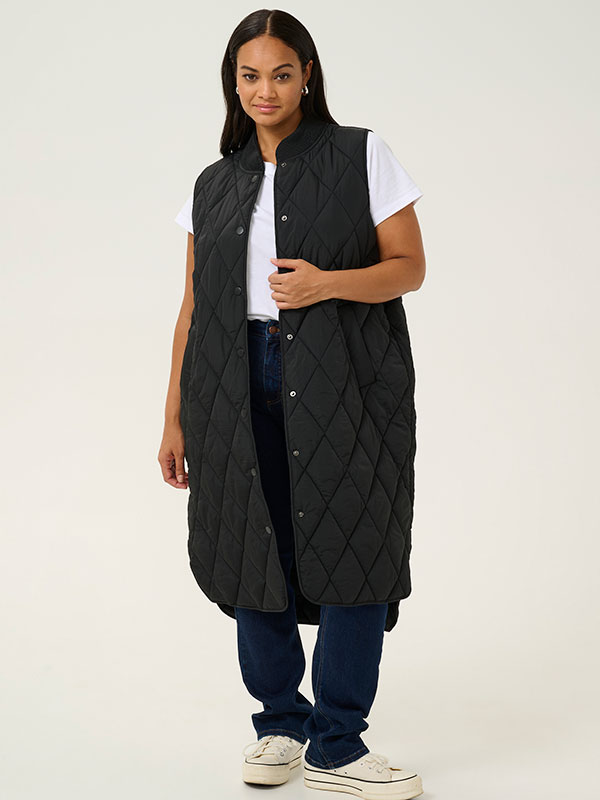 KCNORENA - Plus Size Väst fra Kaffe Curve