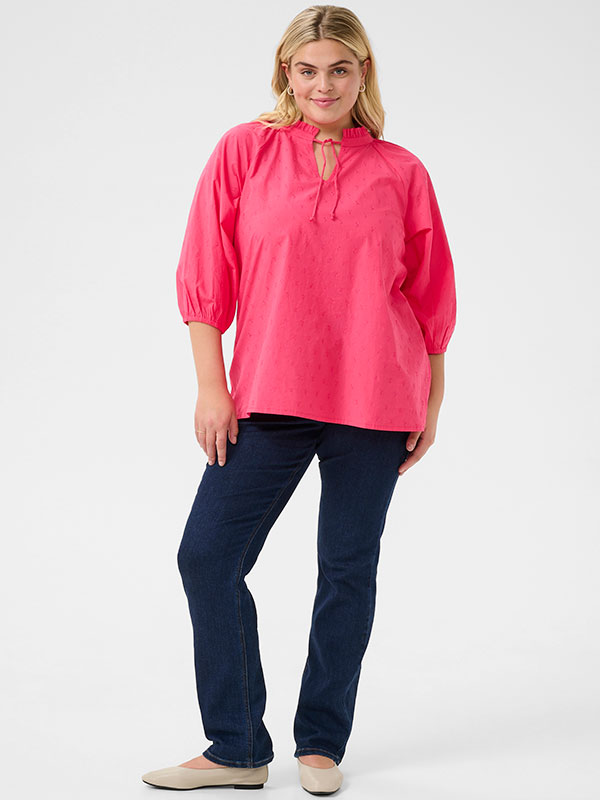 KCLULLA - Plus Size Blus fra Kaffe Curve