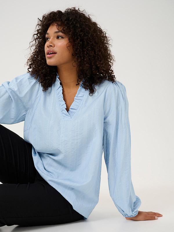 KCANNI - Plus Size Blus fra Kaffe Curve