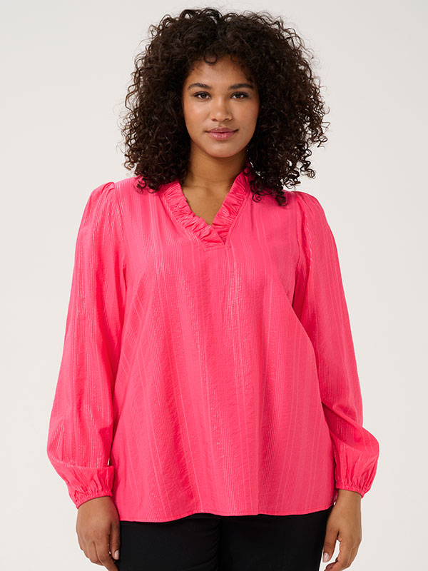 KCANNI - Plus Size Blus fra Kaffe Curve