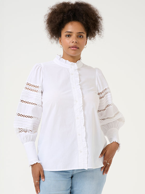 KCWILLA - Plus Size Skjorta fra Kaffe Curve