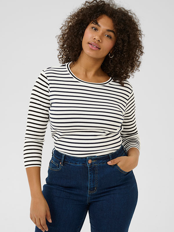 KCLIA - Plus Size Blus fra Kaffe Curve