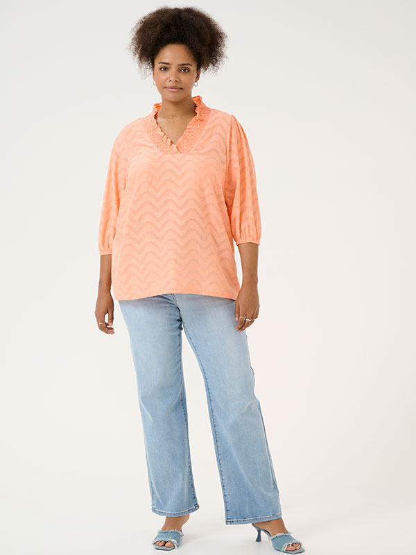 KCVITANA - Plus Size Blus fra Kaffe Curve
