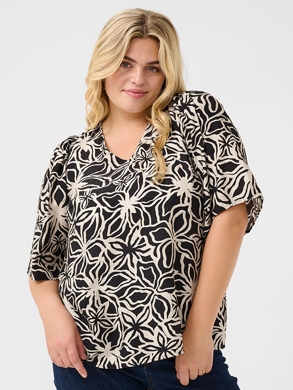 KCHALIAH - Plus Size Blus fra Kaffe Curve