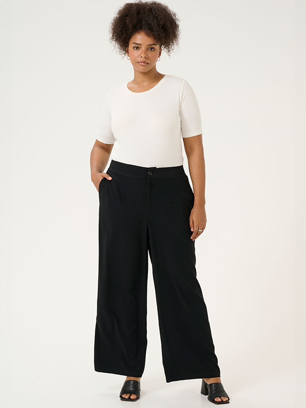 KCROXANA - Plus Size Byxor fra Kaffe Curve