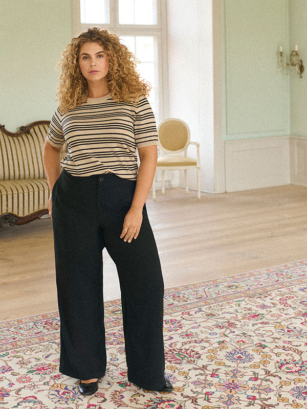 KCROXANA - Plus Size Byxor fra Kaffe Curve