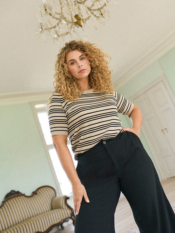 KCROXANA - Plus Size Byxor fra Kaffe Curve