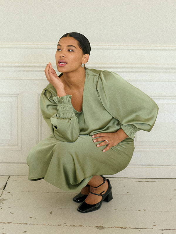 KCHILLA - Plus Size Blus fra Kaffe Curve